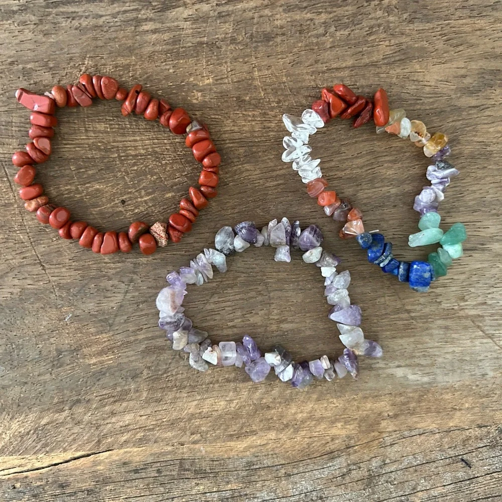 Assorted Gemstone Bracelet Set of 13 - Picture 5 of 8